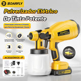 Kit de Pintura Elétrica Soarfly 48V – Pistola Sem Fio, Reservatório 800 ml e 2 Baterias — foto 2