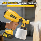 Kit de Pintura Elétrica Soarfly 48V – Pistola Sem Fio, Reservatório 800 ml e 2 Baterias — foto 10