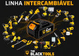[ÚLTIMAS UNIDADES] Parafusadeira Furadeira de Impacto 21V The Black Tools + Kit Completo 136 Peças com Maleta — foto 6