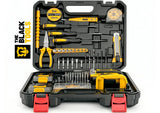 [ÚLTIMAS UNIDADES] Parafusadeira Furadeira de Impacto 21V The Black Tools + Kit Completo 136 Peças com Maleta — foto 9