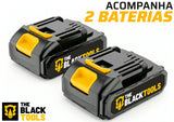 [ÚLTIMAS UNIDADES] Parafusadeira Furadeira de Impacto 21V The Black Tools + Kit Completo 136 Peças com Maleta — foto 10