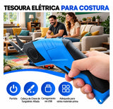 Tesoura Elétrica CortePro Recarregável Multiuso para Tecidos, Papelão e Artesanato — foto 1