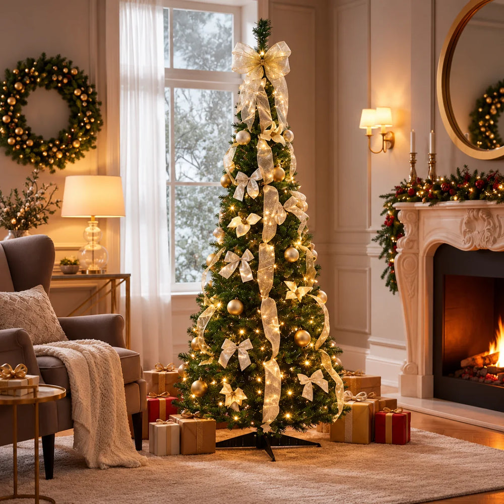 Árvore de Natal Pop-Up Decorada
