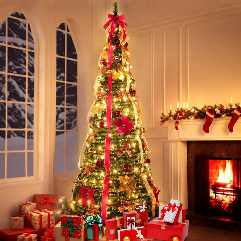 Árvore de Natal Pop-Up Decorada